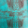 Mugger Two Tone Gator Faux Leather Vinyl Fabric - Two Tone Gator Pattern, 56" Width (1 Yard)