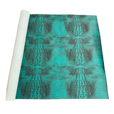 Faux Leather Vinyl Gator Fabric Two Tone