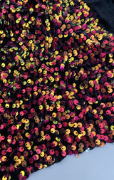 Multicolor Sequin Velvet