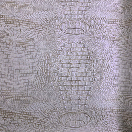Faux Leather Vinyl Gator Fabric Two Tone