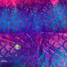 Nylon Spandex Jumbo Shell Dot Foil Fabric 60"