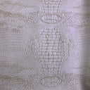 1 Yard Mugger Two Tone Gator Faux Leather Vinyl Fabric