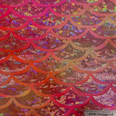 Nylon Spandex Jumbo Shell Dot Foil Fabric 60"