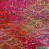 Nylon Spandex Jumbo Shell Dot Foil Fabric 60"