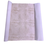 Faux Leather Vinyl Gator Fabric Two Tone