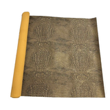 Faux Leather Vinyl Gator Fabric Two Tone