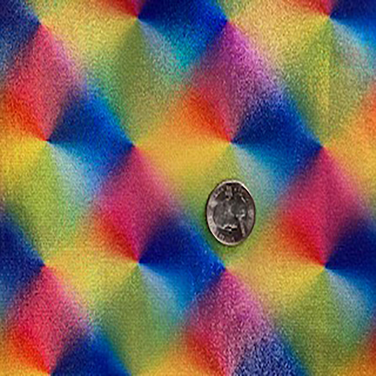 Rainbow Diamond Digital 4-Way Stretch Poly Spandex Fabric