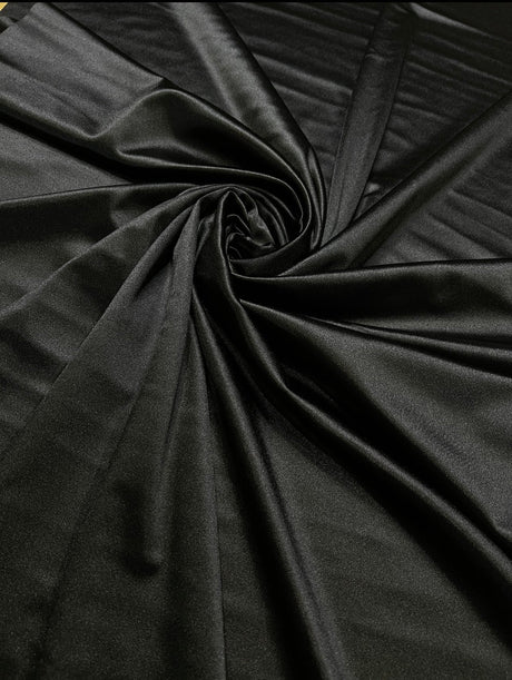 Shiny Nylon Spandex Black