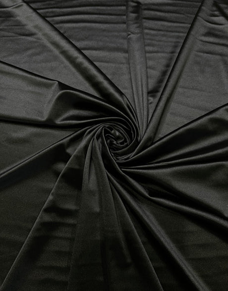 Shiny Nylon Spandex Black