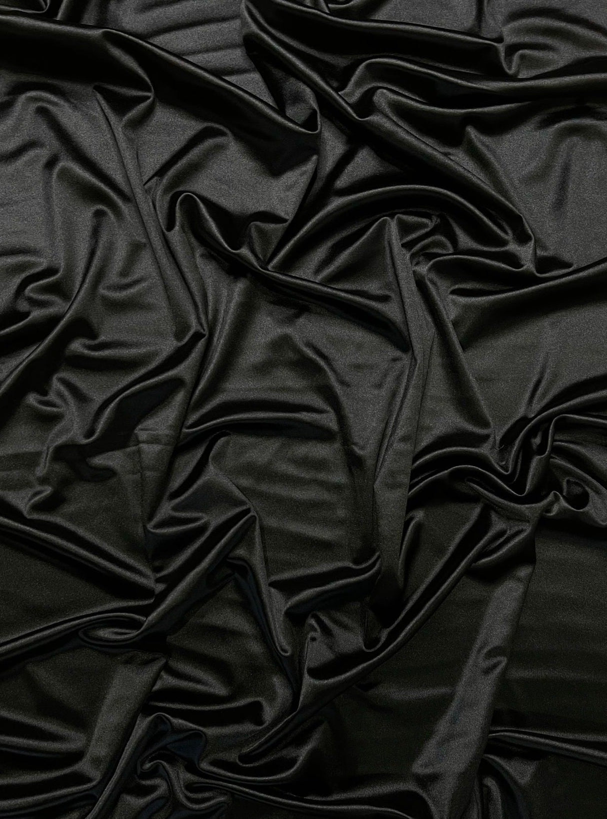 Shiny Nylon Spandex Black
