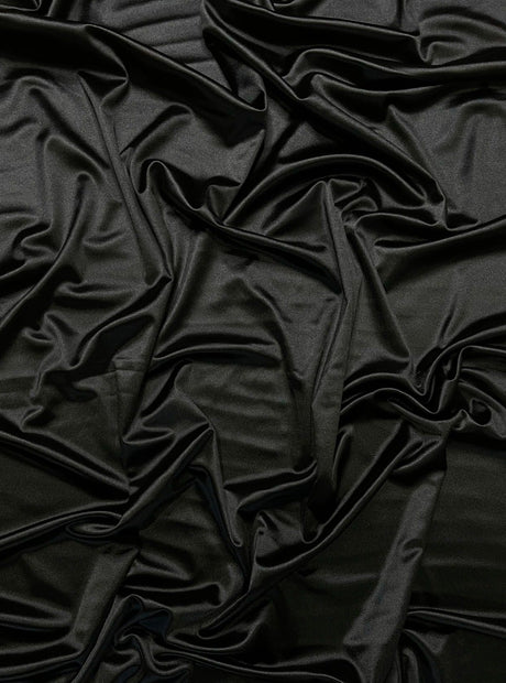 Shiny Nylon Spandex Black