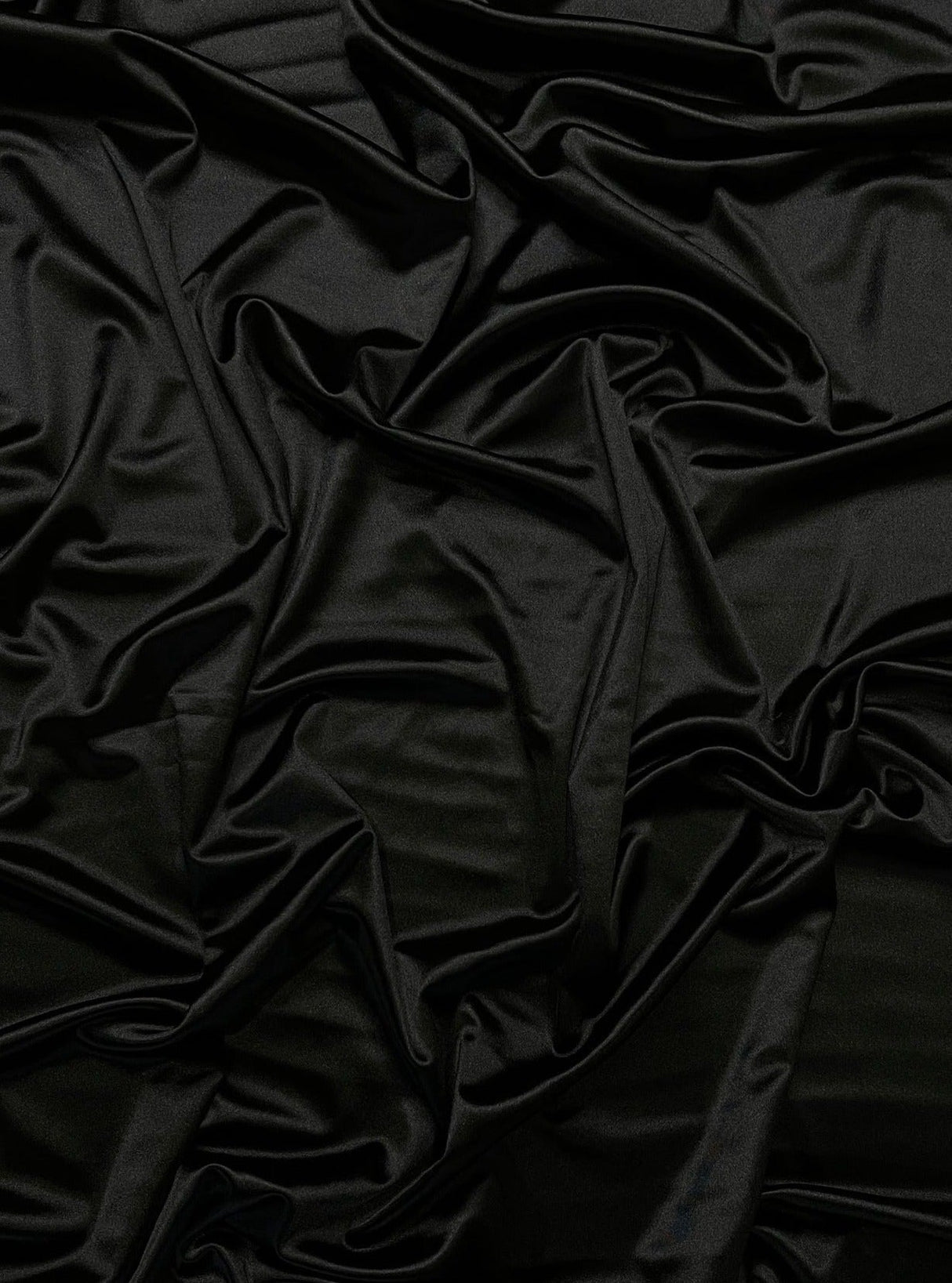 Shiny Nylon Spandex Black