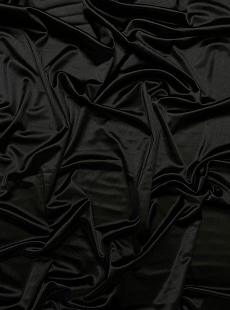 Shiny Nylon Spandex Black