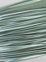 Shiny Foiled Spandex Sage Green