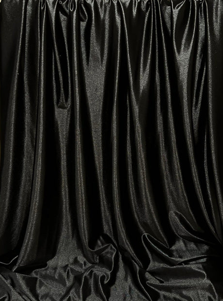 Shiny Nylon Spandex Black