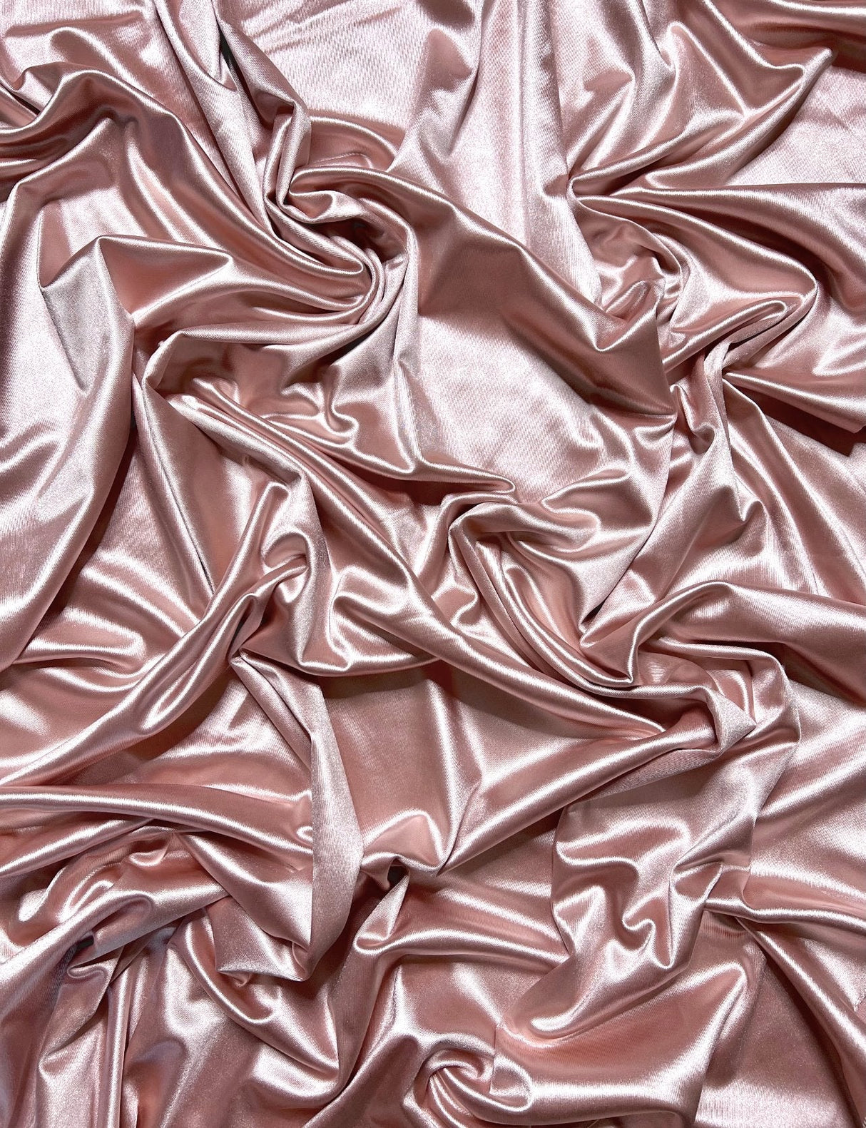 Shiny Nylon Spandex Blush