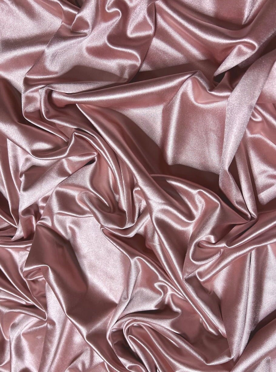Shiny Nylon Spandex Blush Pink