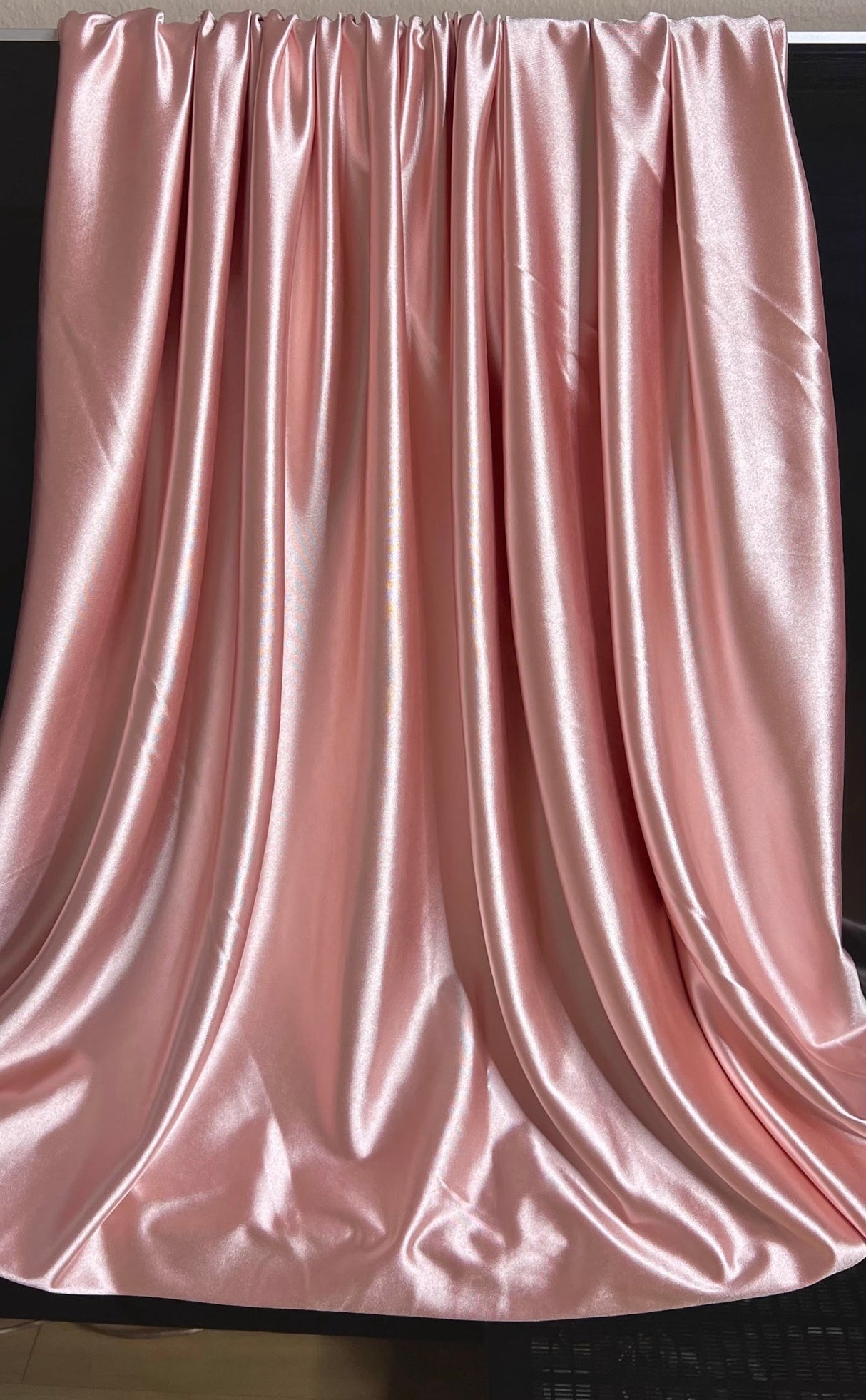 Shiny Nylon Spandex Blush Pink
