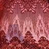 Stretch Sequins Damask Fabric