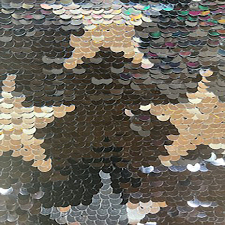 Reversible Sequin Poly Spandex Fabric 56" Width