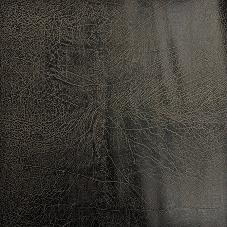 Vintage Distressed Faux Leather Suede Vinyl Fabric - Distressed Textured, 54" Width (1 Yard)