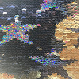 Reversible Sequin Poly Spandex Fabric 56" Width