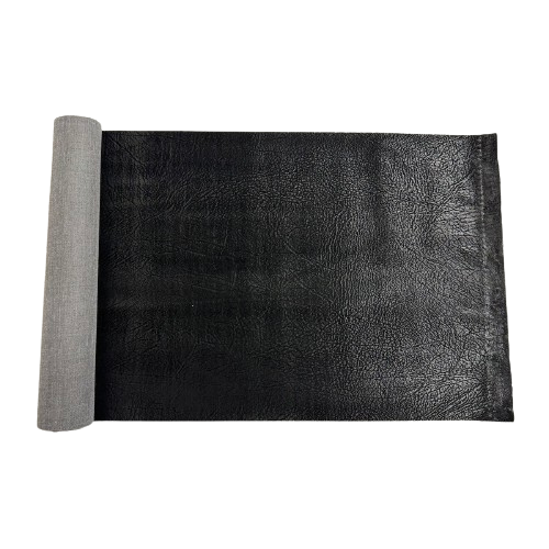 Vintage Distressed Faux Leather Suede Vinyl Fabric - Distressed Textured, 54" Width (1 Yard)