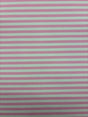 Baby Pink Quarter Inch Striped Spandex Fabric - Baby Pink Striped, 58"/60" Width (1 Yard)