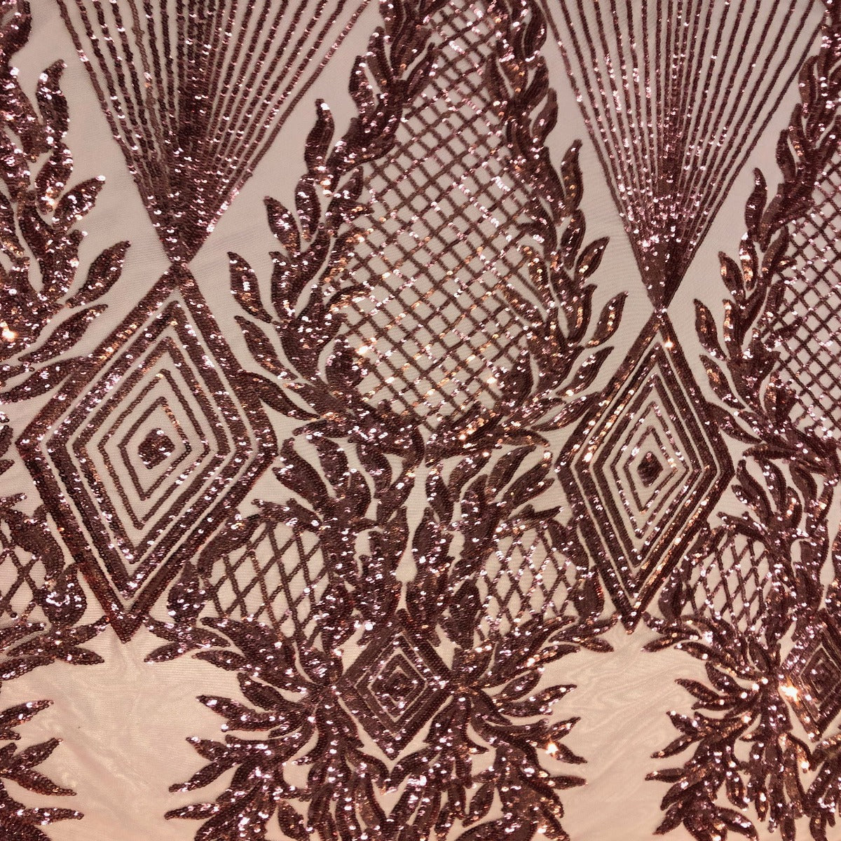Stretch Sequins Fabric Alpica Geometric
