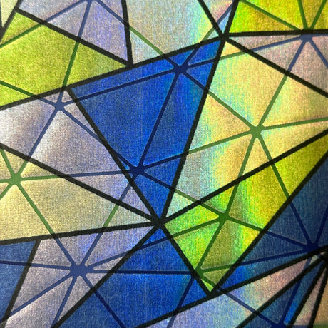 Poly Spandex Hologram Prism Foil Fabric 60"
