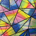 Poly Spandex Hologram Prism Foil Fabric 60"