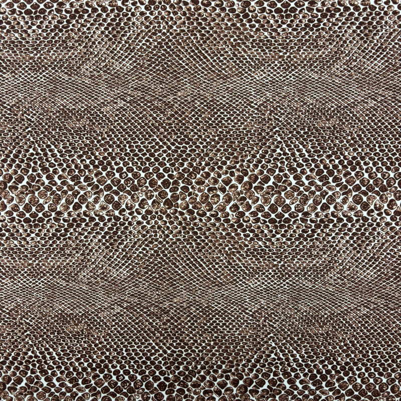 Snake Print Polyester Spandex Fabric - Snake Print, 58"/60" Width (1 Yard)