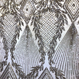 Stretch Sequins Fabric Alpica Geometric