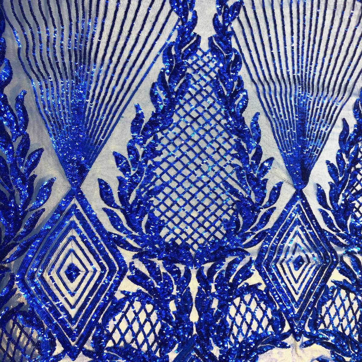Stretch Sequins Fabric Alpica Geometric