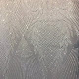 Stretch Sequins Fabric Alpica Geometric