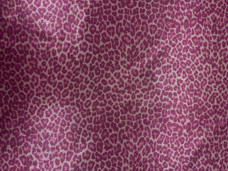 Pink Cheetah Print Mystique Spandex Fabric - Pink Cheetah Print, 36" X 60" (1 Yard)