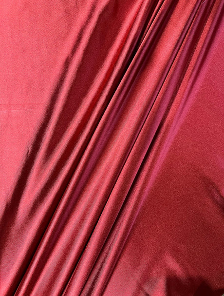Shiny Nylon Spandex Dark Red
