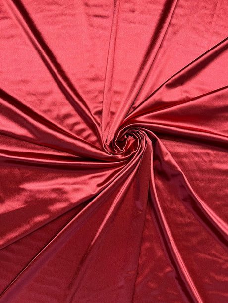 Shiny Nylon Spandex Dark Red