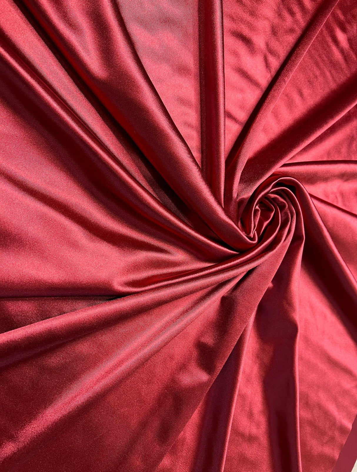 Shiny Nylon Spandex Dark Red