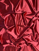 Shiny Nylon Spandex Dark Red