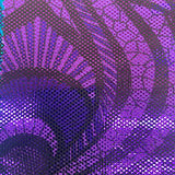 Nylon Spandex Peacock Magic Eye Foil Fabric
