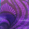 Nylon Spandex Peacock Magic Eye Foil Fabric