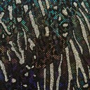 Nylon Spandex Cheetah Metallic Flocking Hologram Fabric