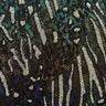 Nylon Spandex Cheetah Metallic Flocking Hologram Fabric