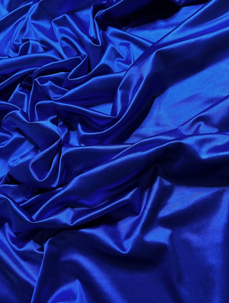Shiny Nylon Spandex Royal Blue
