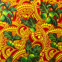 Poly Cotton Fabric Longan Traditional Tattoo Background