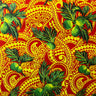 Poly Cotton Fabric Longan Traditional Tattoo Background