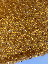 Sequin Velvet Gold