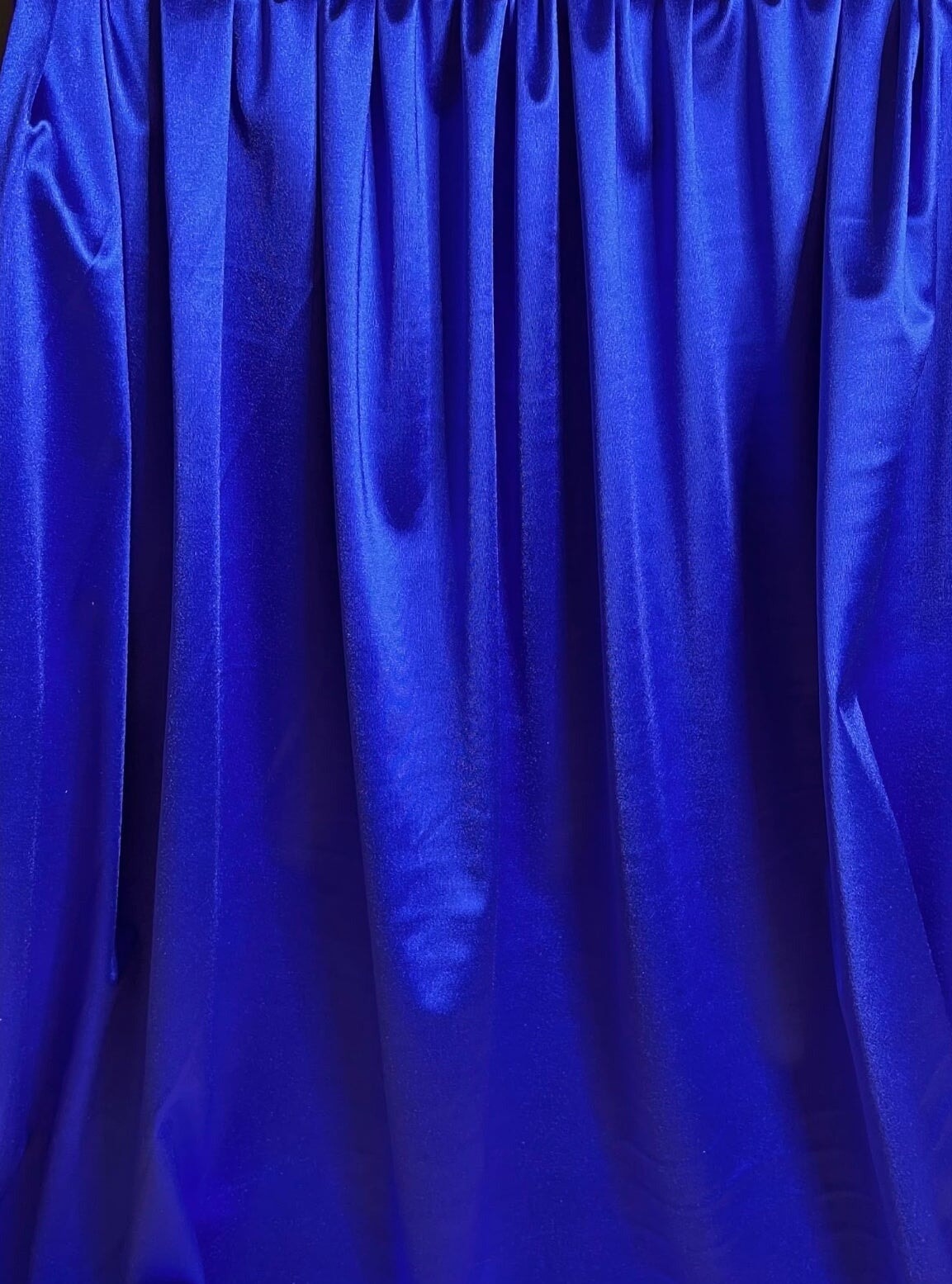 Shiny Nylon Spandex Royal Blue