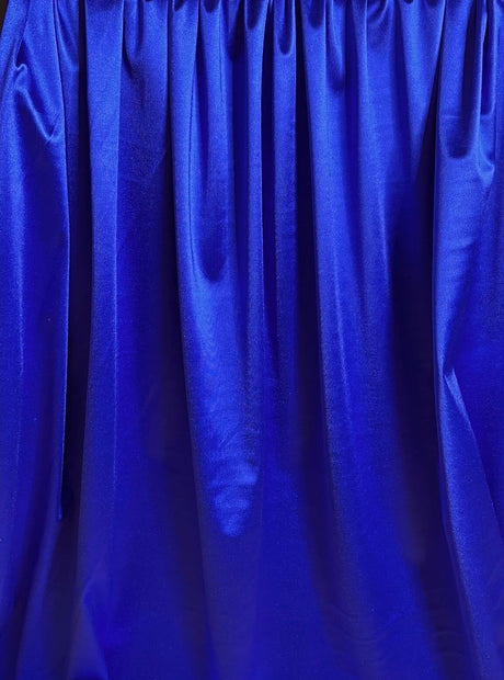 Shiny Nylon Spandex Royal Blue